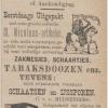 Advertentie 1880 schaatsenverkoper C. van den Muijsenbergh, Tilburg