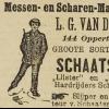 Advertentie 1892 schaatsenverkoper L.G.van Doorn, Rotterdam