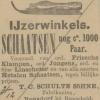 Advertentie 1895 schaatsenmaker F.C.Schulte&Zonen, Ronsdorf/Remscheid (Duitsland)