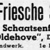 Advertentie 1938 schaatsenmaker H.W. Blaauw, Doesburg