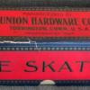 Doos schaatsenmaker Union Hardware Co., Torrington (Connecticut USA)