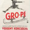 Affiche 1930 schaatsenverkoper Peter Gross, Budapest (Hongarije)