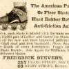 Advertentie 1862 van (rol)schaatsenmaker F.Stevens, New York (USA)