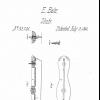 Patent 1861 schaatsenmaker E. Behr, Brooklyn (Long Island, USA)