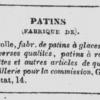 Advertentie 1850 schaatsenmaker Fayolle, Parijs (Frankrijk)