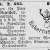 Aanmelding 1895 merkteken firma Peter Dienes, Remscheid (Duitsland)