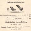 Prijscourant 1905 schaatsenmaker L.H. Hagen, Oslo (Noorwegen)