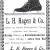 Advertentie 1892 schaatsenmaker L.H. Hagen, Oslo (Noorwegen)