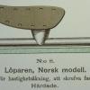 Noorse renschaats schaatsenmaker C.W. Dahlgren, Eskilstuna (Zweden)