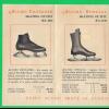 Brochure ca.1925 schaatsenfabriek ALUMO, Malden, Mass. (USA)