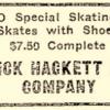 Advertentie ALUMO schaatsen van Patrick Hackett HDWE (USA)