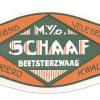 etiket voor schaatsen M.v.d.Schaaf Beetsterzwaag
