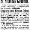 Advertentie 1893 schaatsenmaker L.Harrewijn, Giessenburg