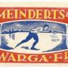 etiket voor schaatsen J.Meinderts Warga