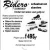 Advertentie 1991 Ridero schaatsenmaker R. de Roon, Rozenburg (ZH)
