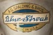 Merkteken schaats schaatsenmaker A.G. Spalding&Bros., Chicago en New York (USA)