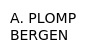 A. PLOMP - BERGEN