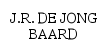 J.R. DE JONG - BAARD