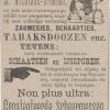 Advertentie 1880 schaatsenverkoper C. van den Muijsenbergh, Tilburg