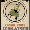 Affiche schaatsverkoper Zuurdeeg, Rotterdam