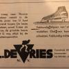 Advertentie schaatsenverkoper L. de Vries, Leeuwarden