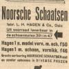 Advertentie 1940 schaatsenverkoper L. de Vries, Leeuwarden