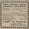 Advertentie 1940 SKANDIA schaatsen