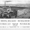 Advertentie 1922 schaatsenmaker H. Becker, Remscheid (Duitsland)