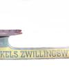 Reclameschaats lengte ca 70cm schaatsenmaker J.A. Henckels, Solingen (Duitsland)