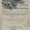 Rekening 1909 firma J.D. Schmidt&Lohmann, Vieringhausen, Remscheid (Duitsland)