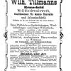 Advertentie 1885 schaatsenmaker W.Tillmanns, Remscheid