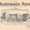 Detail rekening 1913 firma Carl Blombach, Ronsdorf (Duitsland)
