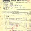 Rekening 1910 firma Carl Blombach, Ronsdorf (Duitsland)
