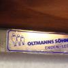 Breinermoorschaatsen Etiket schaatsenmaker Oltmanns&Söhne, Emden (Duitsland)