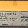 Schaatsdoos Taylor's special skate schaatsenmaker J. Wilson, Sheffield