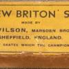 Schaatsdoos The New Briton skate schaatsenmaker J. Wilson, Sheffield