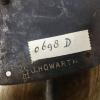 Merkteken metalen noor schaatsenmaker J. Howarth, Sheffield (Engeland)