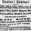 Advertentie 1865 schaatsenfabriek Douglas Rogers&Co, Norwich (Connecticut USA)