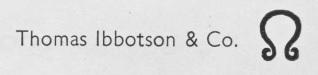 Merkteken firma Thomas Ibbitson&Co, Sheffield (Engeland)