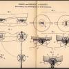 Tekening Patent 1890 schaatsenmaker Gedeon Von Rohonczy, Budapest (Hongarije)