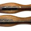 Houten schaats schaatsenmaker F.Klein, Newark (New Jersey USA)