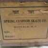 Zijkant doos schaatsenmaker Spring Cushion Skate Co., Buffalo (N.Y., USA)