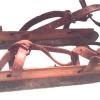Houten schaats schaatsenmaker Atkin&Sons, Birmingham (Engeland)