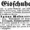 Advertentie 1864 schaatsenmaker I. Heiss senior, Graz (Oostenrijk)