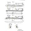 Tekening patent 1921 Aluminium ijshockeyschaats schaatsenfabriek ALUMO, Malden, Mass. (USA)