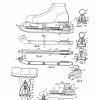 Patent 1940 schaatsenmaker O.O. Nygaard, Saugus, Massachusetts (USA)