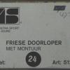 Friese doorloper Zandstra Joure etiket doos