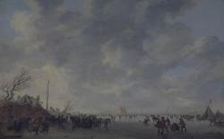 IJsgezicht met Huis te Merwede bij Dordrecht