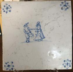 Schaatsers, man en vrouw