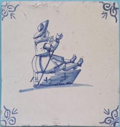 Persoon met prikslee